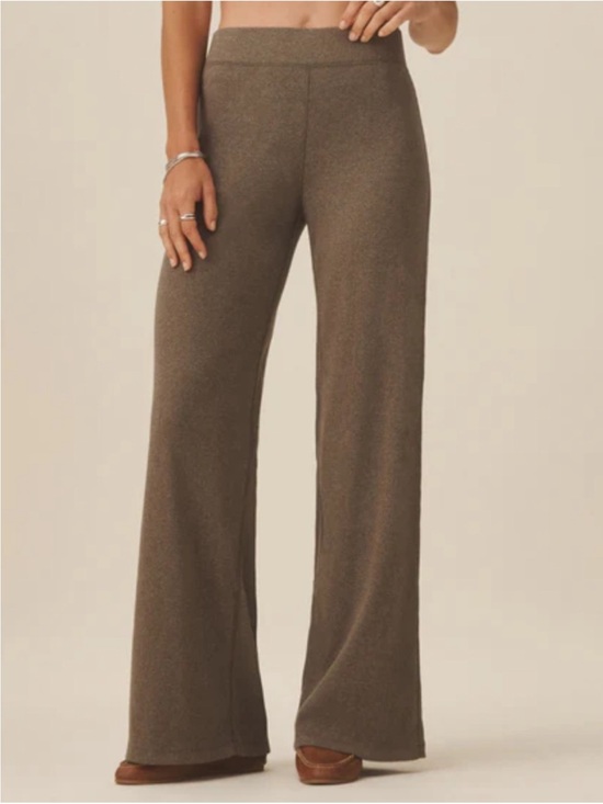 Buck Mason Pants - Buck Mason surplus rib weekender pant wide leg pull on cotton L new marled moss